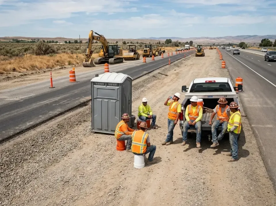 highway-road-construction-crew-007 — frequently asked questions, Porta Potty and Restroom Rentals in Goshen, AR